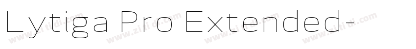 Lytiga Pro Extended字体转换